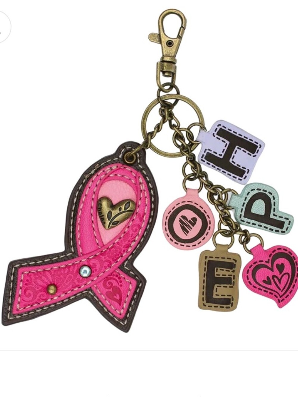 CHALA 🆕️BREAST CANCER AWARENESS BAG CHARM